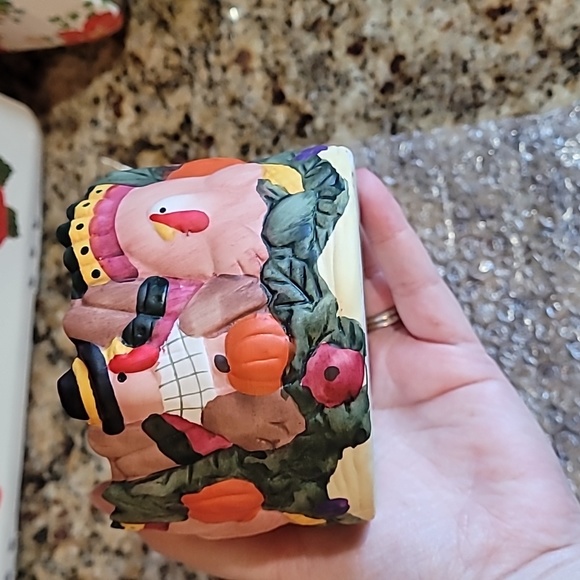 Thanksgiving 2 pc. Set Dish & candle holder - Picture 6 of 8